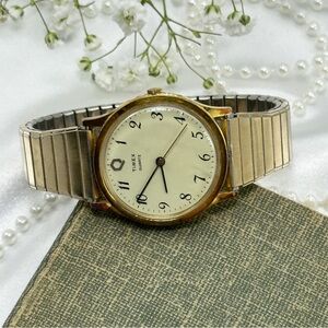 Chunky Gold Timex Watch